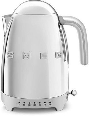 Smeg KLF04SSEU 50''s Style Wasserkocher, 2400W, 1,7 L, 7 Temperaturstufen, metall