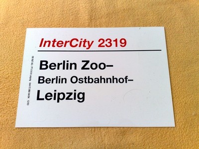 ZLS InterCity 2319 Berlin Zoo - Leipzig über Berlin Ostbahnhof 12/03