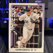 Topps 2022 Series 1 Gavin Sheets #95 Serial Numbered /99 Chicago White Sox