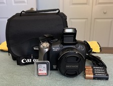 Canon PowerShot SX20 IS 12.1MP 20x Zoom Digital Camera - Flip LCD - Nr Mint -