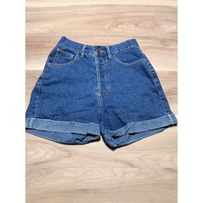 Guess Denim Shorts Womens 28 Blue Vintage Georges Marciano High Waisted AST971