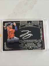 2015 Topps Five Star George Springer Silver Auto Auto 19/25 Blue Jays Astros