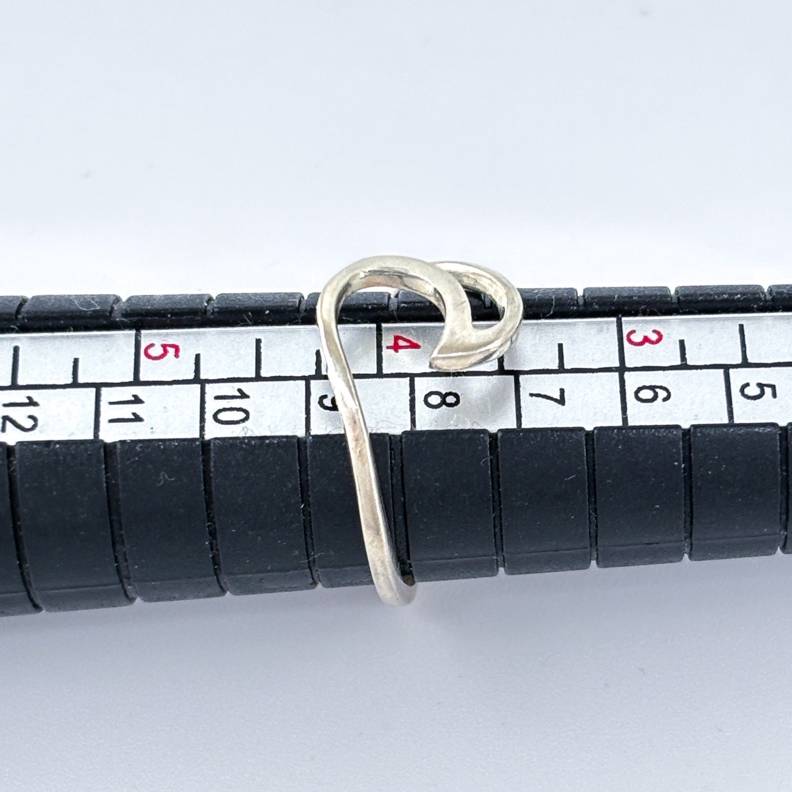 Vintage Sterling Silver 925 Stackable Wave Ring S… - image 7