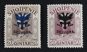 CKStamps: Albania Stamps Collection Scott#122 124 Mint NH OG