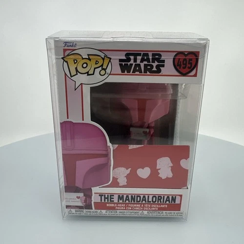 Funko Pop! Star Wars: Valentines - Mandalorian Vinyl Bobblehead