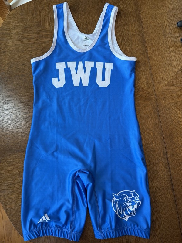 Johnson & Wales University Adidas Wrestling singlet LARGE