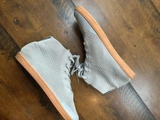 SUAVS Knit High Top Shoes Mens Size 12 Gray Gum Sole Lightweight Casual Sneakers SUAVS Knit High Top Shoes Mens Size 12 Gray Gum Sole Lightweight Casual Sneakers