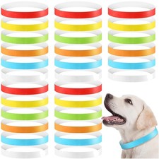 Multicolor Puppy ID Bands - Tear Resistant Collars