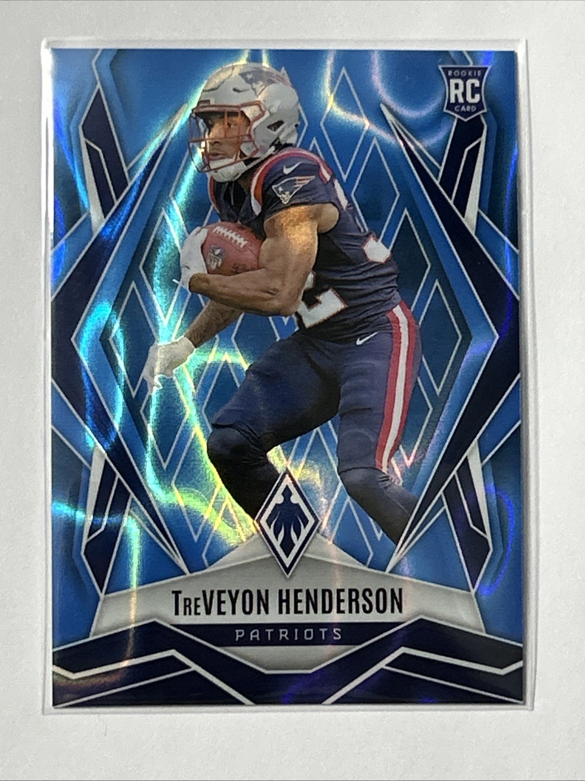 2025 Panini Phoenix Treveyon Henderson (RC) #187 Light Blue Lava /325