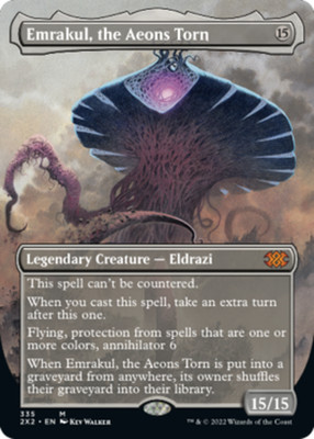 Mint/Near-Mint, English - 1 x MTG Emrakul, the Aeons Torn - Borderless Double Ma