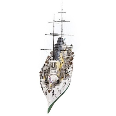Russian Varyag Protective Cruiser Paper Unassembled DIY Model Gift for Kids