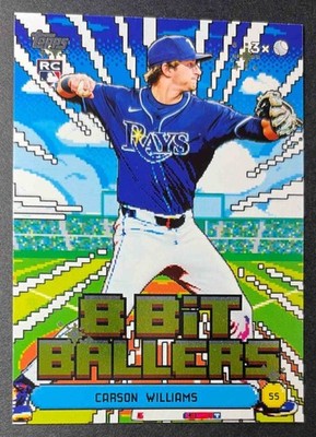 2026 Carson Williams Topps Baseball 8-Bit Ballers #8B-23 RC Tampa Bay Rays