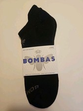 BOMBAS SOCKS SIZE LARGE, BLACK NWT