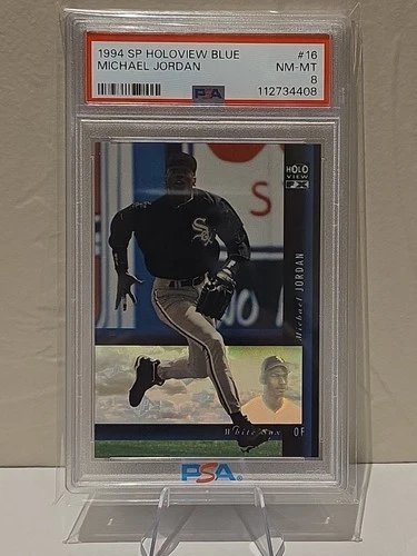 1994 Upper Deck SP Holoview Blue Michael Jordan #16 PSA 8