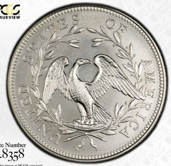 2024 SILVER MEDAL, FLOWING HAIR, 230th Anniversary 1 OZ Silver, PCGS MS69 image 5