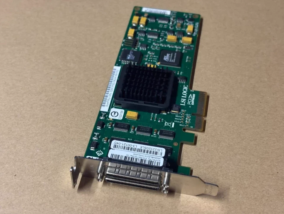 Sun U320 LSI22320SLE SCSI card SG-XPCIE2SCSIU320Z 375-3357 w/low bracket - Image 3 of 4