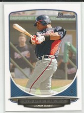Christian Bethancourt Atlanta Braves 2013 Bowman Prospect