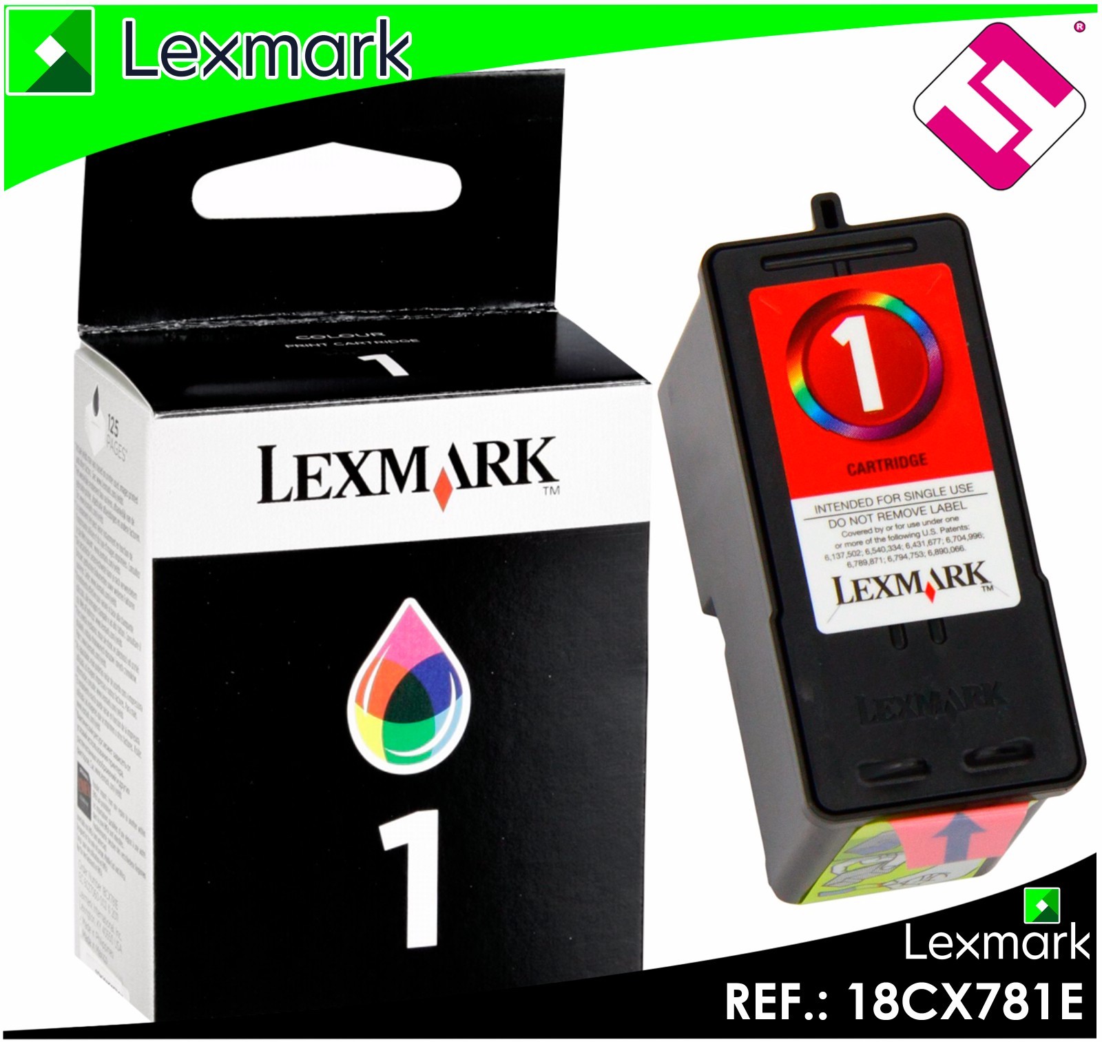TINTA LEXMARK NUMERO IMPRESORA GENUINE 18CX781E | eBay