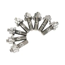Titanium Exhaust Manifold Studs for Ford Ranger P4AT 2.2L | Grade5 8pc Kit