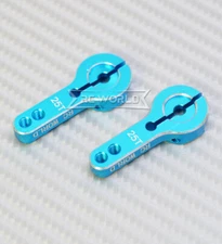 RC Servo HORN 25T Aluminum Heavy Duty  (2 HORNS)  - BLUE -