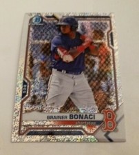 2021 Bowman Draft Chrome Brainer Bonaci Speckle Refractor #BDC-54 MINT Red Sox
