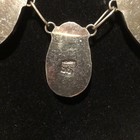 Vintage Jewelry COIN SILVER ( .900) & Genuine RED JASPER Necklace, Stamped  "SS" — photo 8