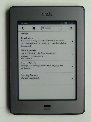 New Amazon Kindle 4th Generation Touch 4GB Wi-Fi, 6in. | eBay UK