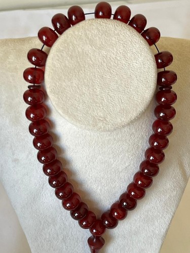 Antique Ottoman Faturan Rosary 33 Rare فاتوران الماني انتيك خراطة عثماني نوادر - Picture 20 of 24