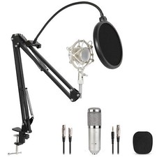 Technical Pro Cardioid Condenser Microphone Studio Kit For Recording & Broadcast