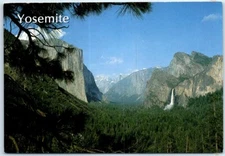 Postcard Valley View Gates of the Valley Yosemite National Park California USA