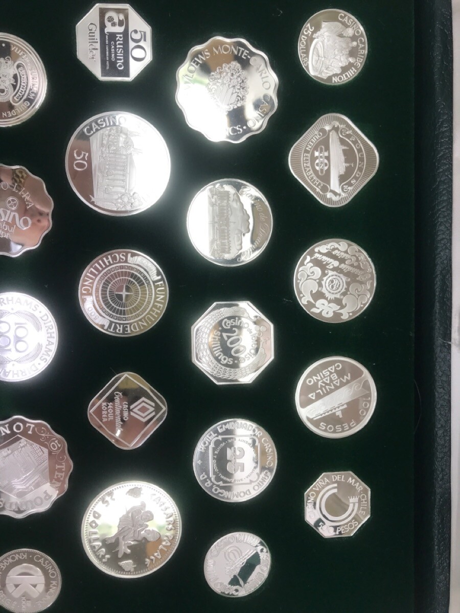 Franklin Mint Official Gaming Coins of the World's Great Casinos