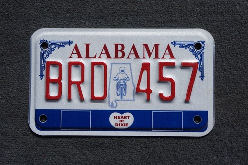 Targa Moto Alabama # BRD 457 - Foto 2 di 3