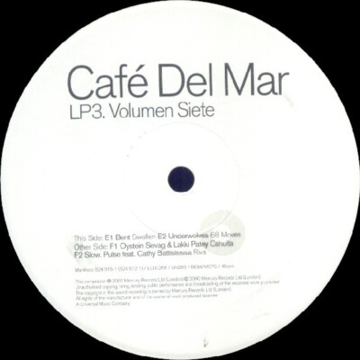 Cafe Del Mar / Volumen Siete 2000 UK Original 3LP Vinyl IBIZA