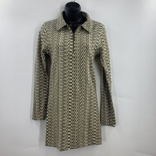 Iets Frans Women's All Over Logo Short Collared Body Conture Dress Size M NWT