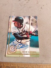2023 Bowman Baseball Buy Back 1995 No 301 Deion Sanders Autographed 03/18