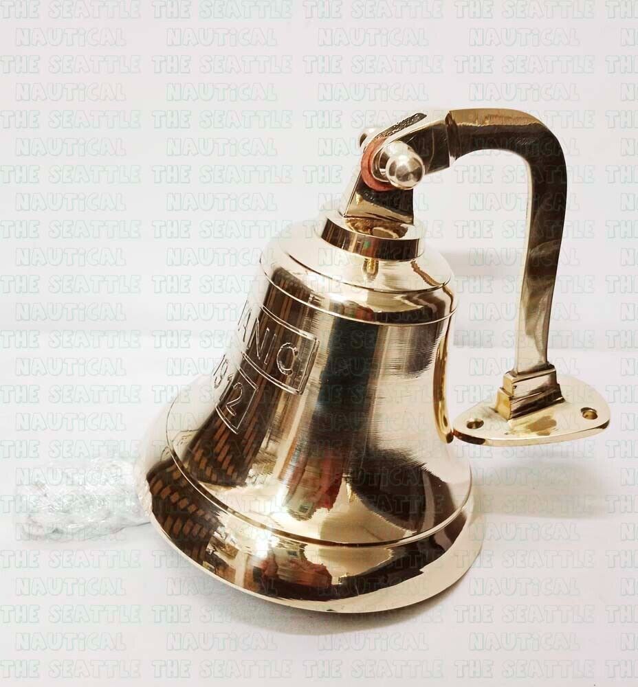 Brass Titanic Bell 1912 London Maritime Ship Bell Hanging Nautical Wall... eBay