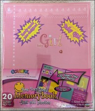 NEW Ready Made Baby Girl Scrapbook 20 Pages PREDESIGNED MEMORY BOOK