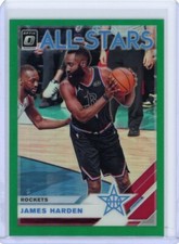 2019/20 Donruss Optic All-Stars Green #14 James Harden #4/5