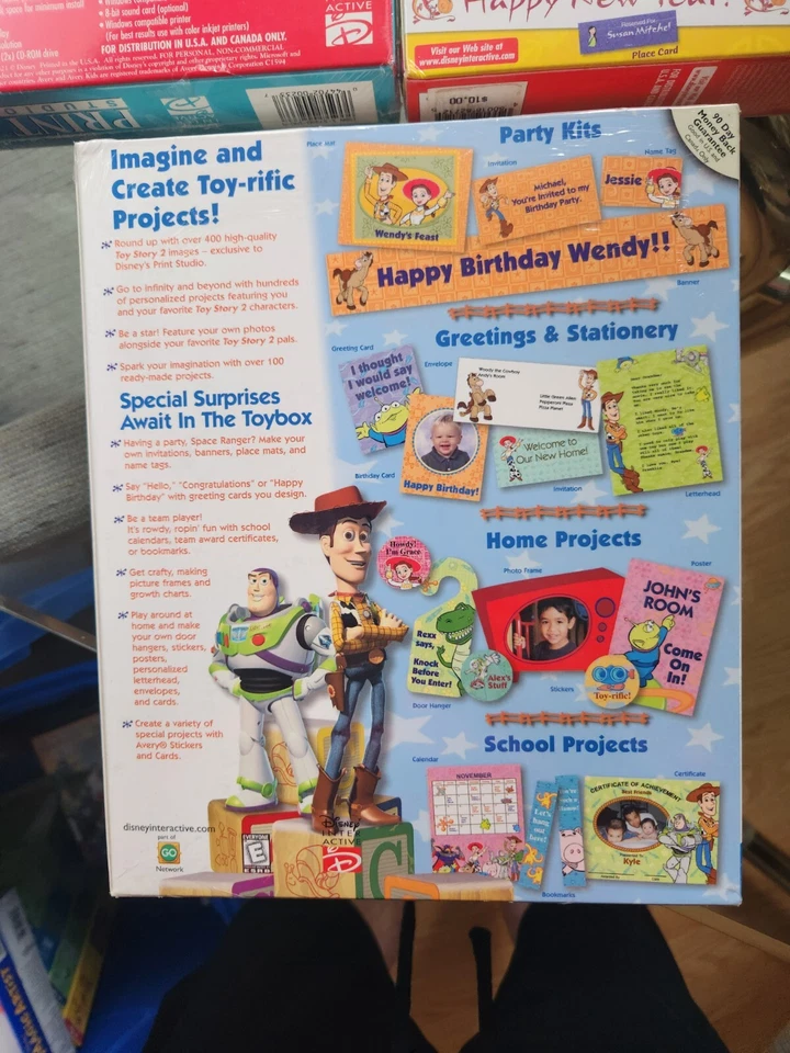 THE LITTLE MERMAID,  MULAN, TOY STORY 2, Disney Print Studio Software PC CD-ROM - Image 4 of 4