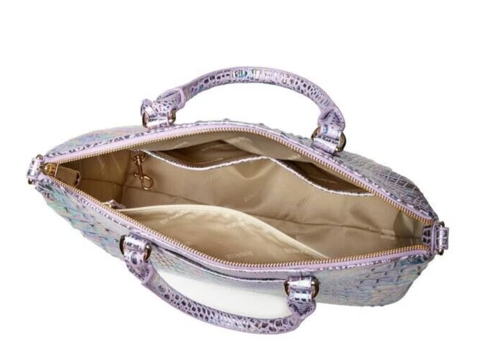 Bolso de Mano Brahmin Duxbury Cartera Ady y Estuche para Gafas Elora Violeta País de las Maravillas Foto 4 de 4