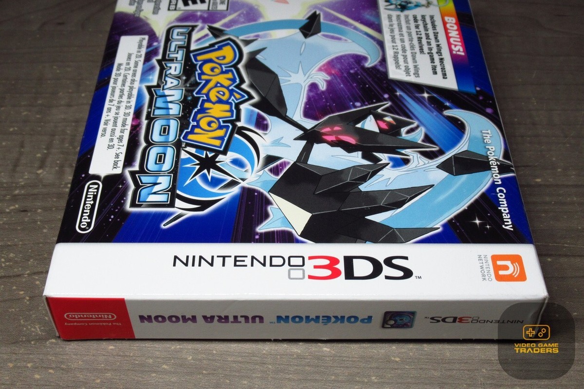 Pokemon Ultra Moon Keychain Bonus Dawn Wings Necrozma Nintendo 3DS
