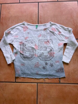 Mädchen Langarmshirt Benetton Gr. 128 neuwertig 