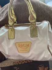 Borsa John Richmond bianca e oro