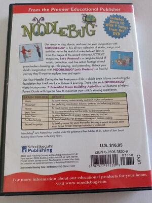 NOODLEBUG - Let's Pretend (7 Essential Brain Builders) 2-Disc Set