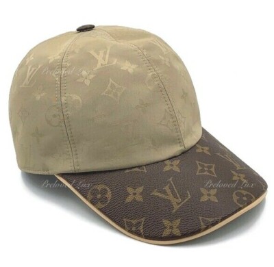 Authentic Louis Vuitton Cap Ou Pas Hat Monogram Beige Size Large
