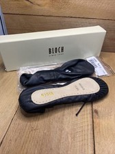 Bloch Child Dansoft II Split-Sole Leather Ballet Shoe Black S0258G Size 11.5 D