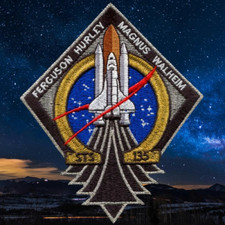 NASA Space Shuttle ATLANTIS STS 135 - Embroid...