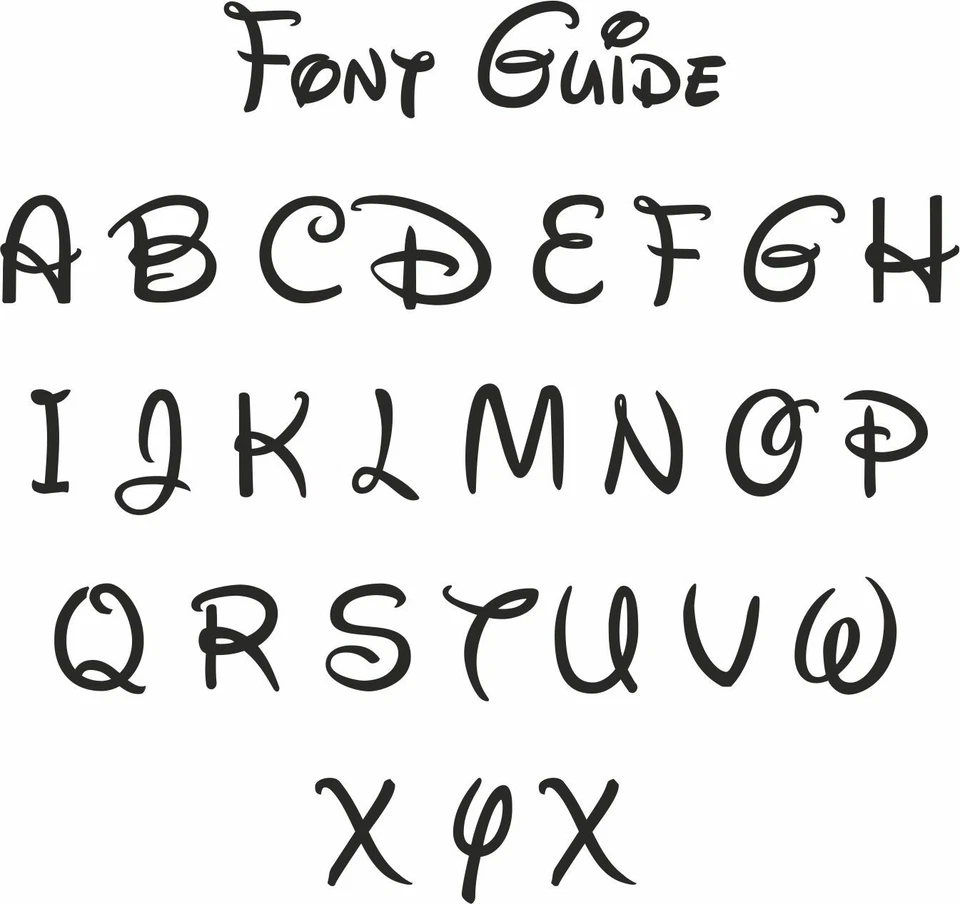 Maleta estilo Disney pegatina iniciales nombre calcomanía personalizada equipaje Foto 2 de 4