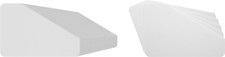  250 Index 3x5 Card Bin Dividers - 5-1/16" x 3-3/8" - White HEAVY DUTY 30 mil