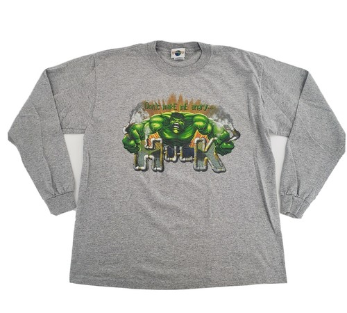 Incredible Hulk Long Sleeve Shirt Large 